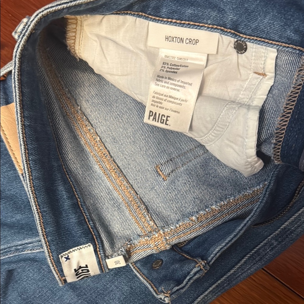 Paige Blue Women’s cropped Jeans